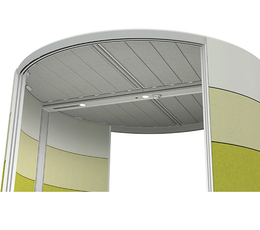 Air Acoustic Pod Roof Closed
